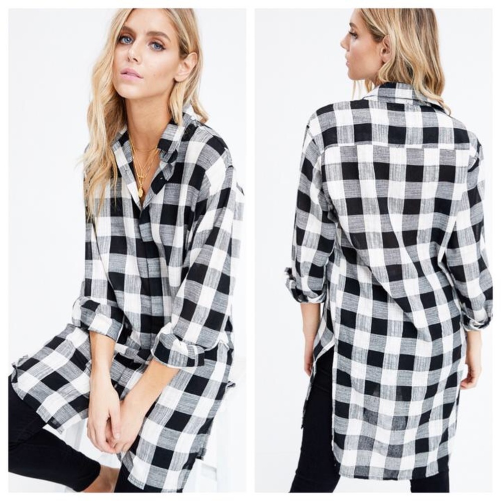 Flynner Plaid Tunic